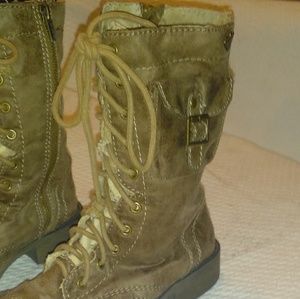 Brown Combat Boots